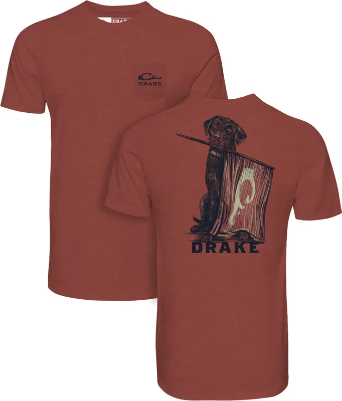 Lab Flag Bearer Short Sleeve Tee Shirt by Drake