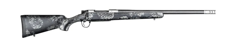 Christensen Arms Ridgeline FFT 28 Nosler Bolt Action Rifle with Grey Accented Carbon Stock
