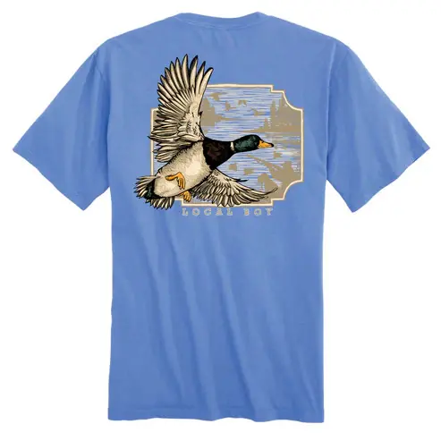 Greenhead Flight Short Sleeve Tee Shirt by Local Boy Outfitters
