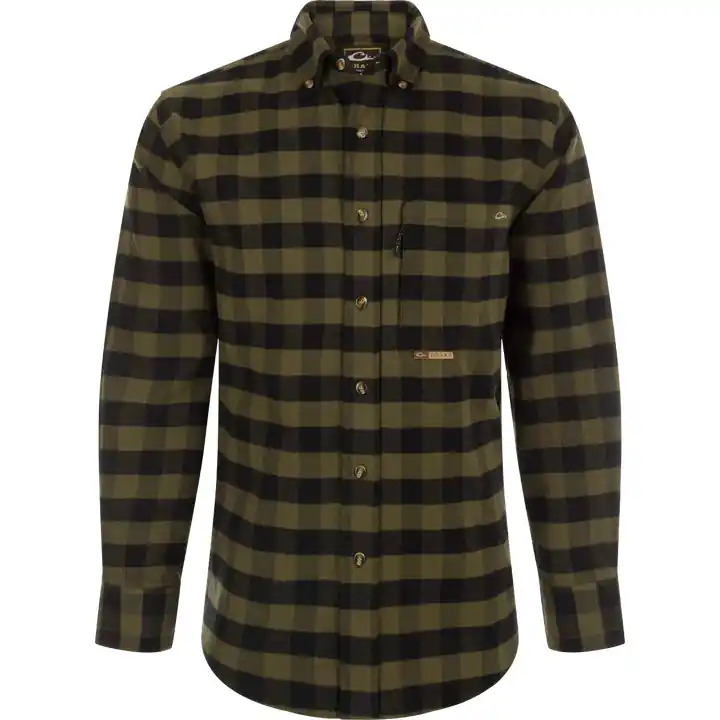 Autumn Brush Twill Buffalo Plaid by Drake Waterfowl