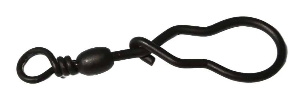12 Pack 2-3/4" Gang Rig Black Plated Swivels by H&H Lure Company