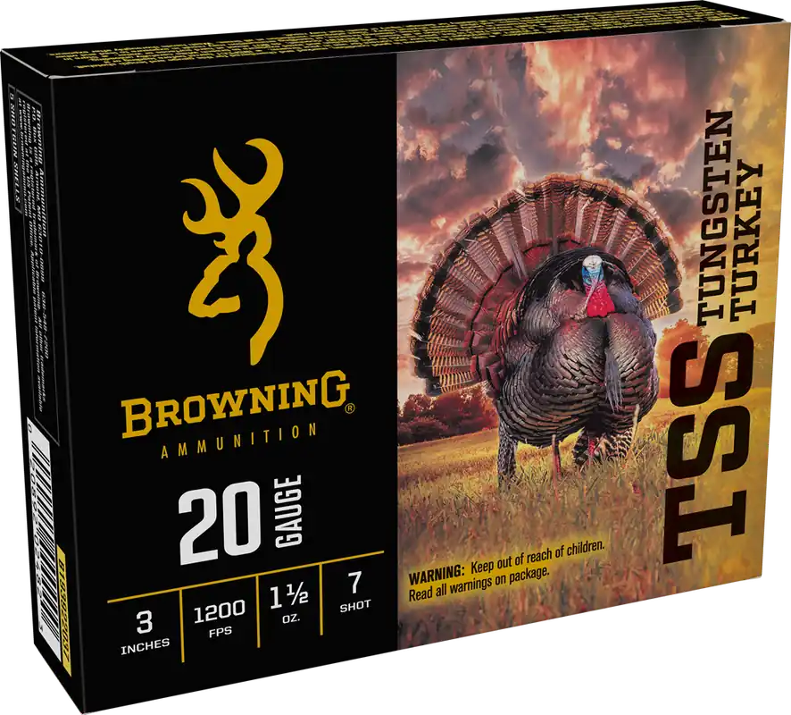 Browning 20ga 1200fps 3" 1-1/2oz 7 TSS Turkey Shotgun Ammunition