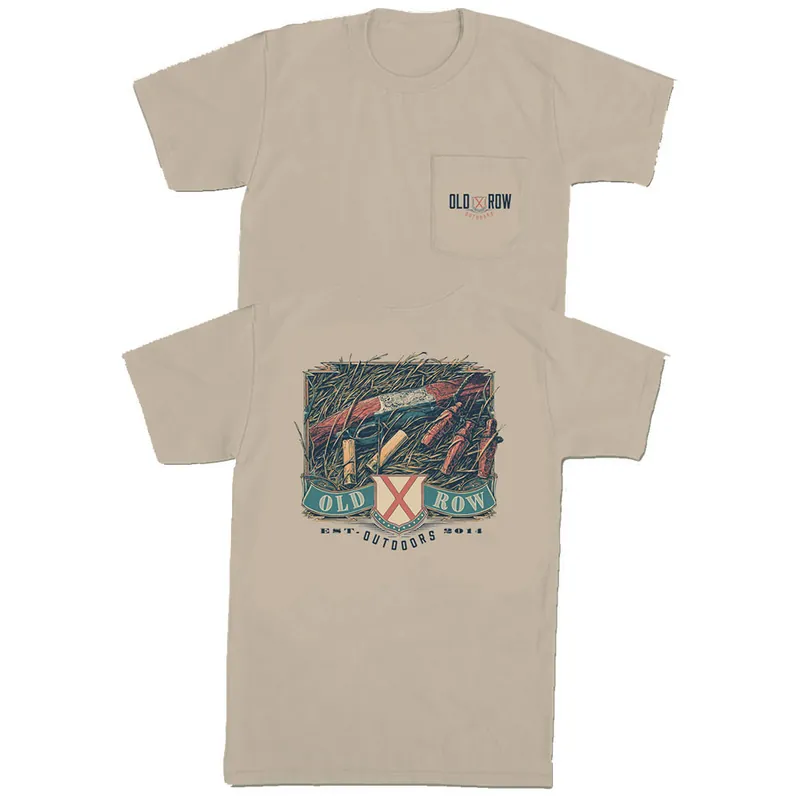 Outdoor Shells Short Sleeve Pocket Tee Shirt by Old Row