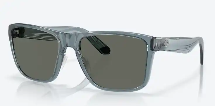 Los Alijos Sunglasses with Translucent Deep Blue Frames with 580G Gray Lenses by Costa Del Mar