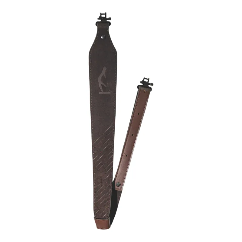 Leather Boone Gun Sling with Swivels by Half Rack