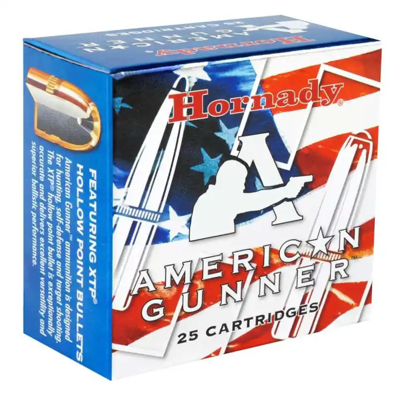 Hornady American Gunner 1,155 fps 9mm Luger 115 Grain XTP Hollow Point Handgun Ammunition