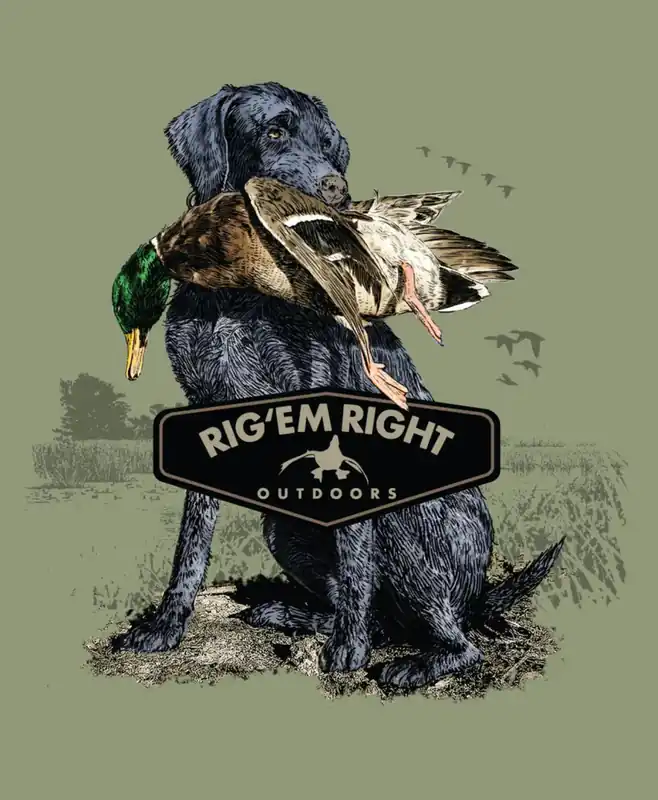 Retriever Short Sleeve Tee Shirt by Rig Em Right