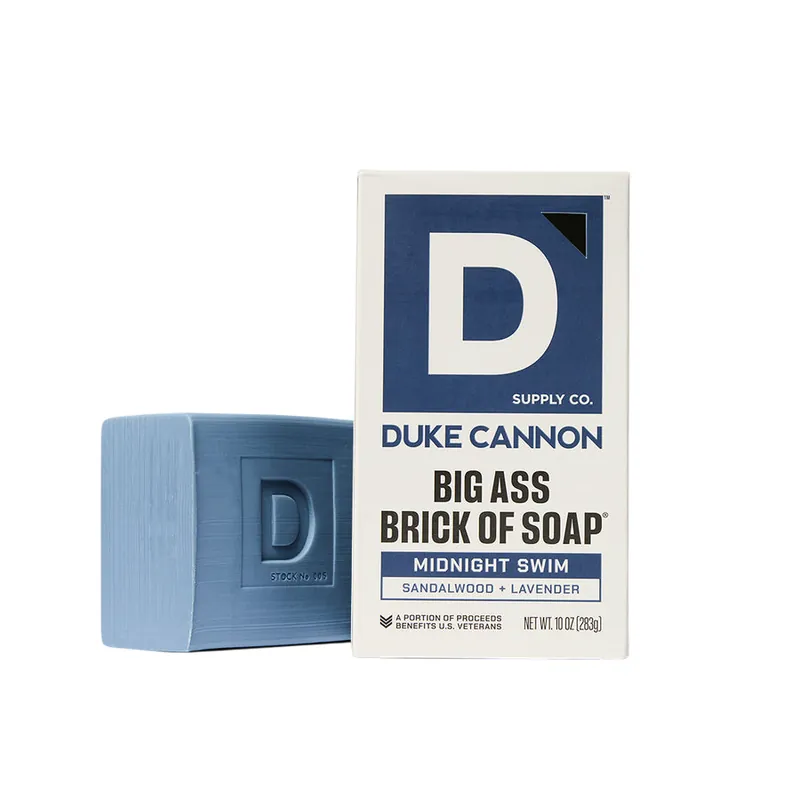 Big Ass Brick Soap in Midnight Swim by Duke Cannon