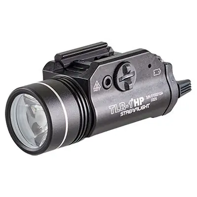 Black TLR-1 HP Rail Mounted Strobing Tactical Light by Streamlight