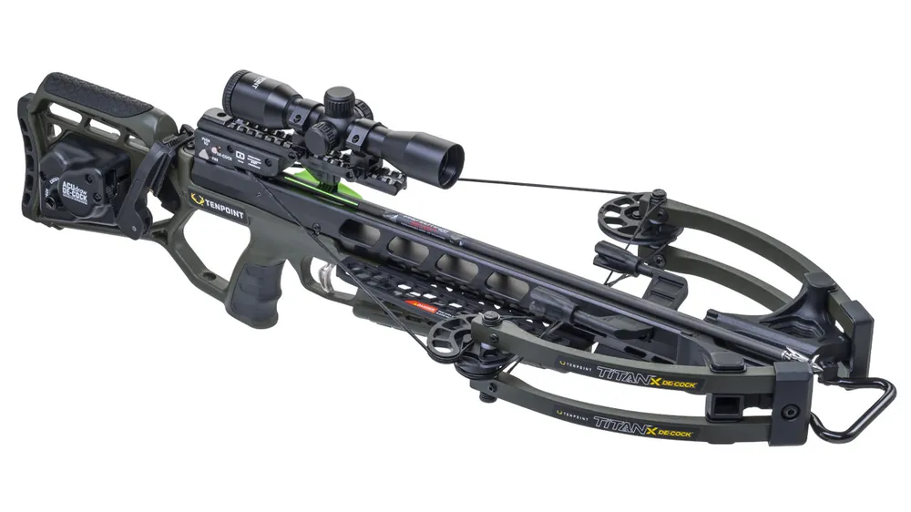 Titan X Decock ACUdraw De-Cock with Pro-View 400 Lighted Scope Crossbow by TenPoint