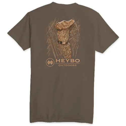 Men‘s Dogs Eyes Skyward Dog Short Sleeve Graphic Tee Shirt by Heybo