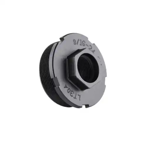 HUB Fixed Direct Thread Suppressor Mount for 9/16-24R Threaded Barrel by Dead Air