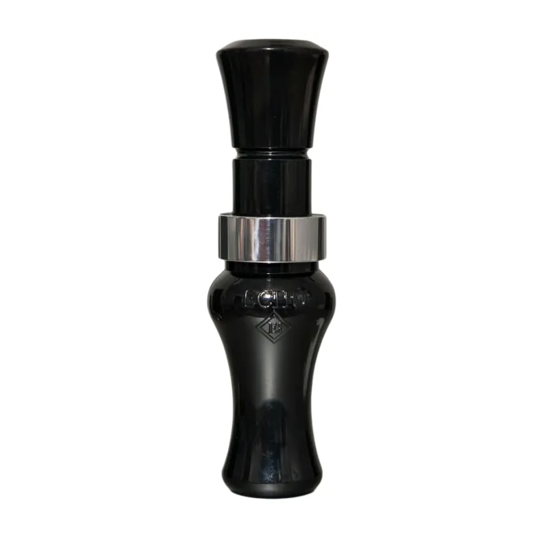 Black Polycarbonate Short Reed Canadian Goose Call by Echo Calls