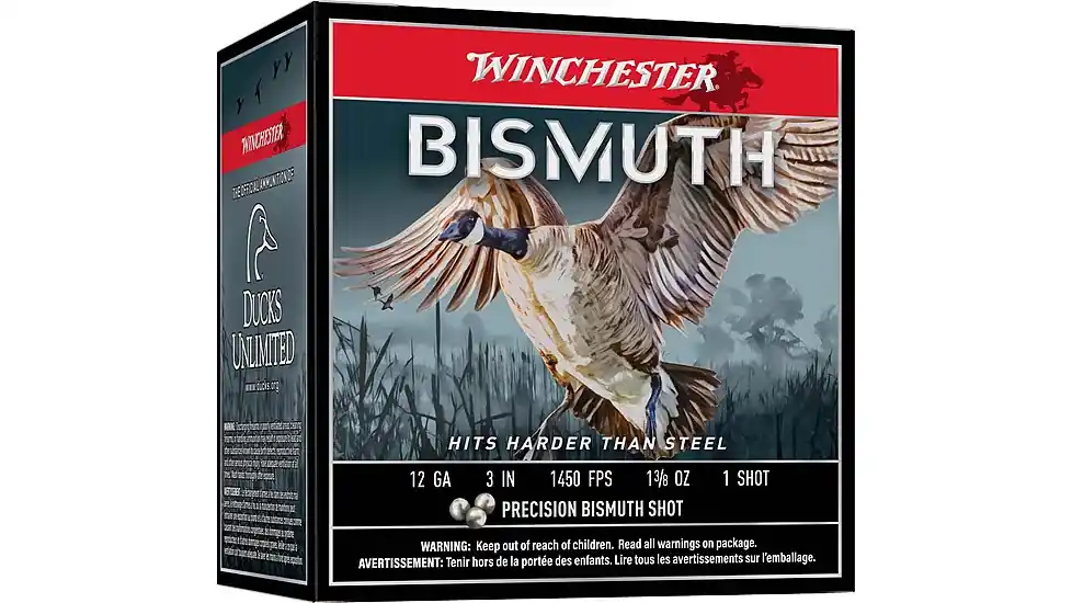 Winchester Bismuth 1450fps 12 Gauge 3" 1-3/8oz 1 Shot Shotgun Ammunition