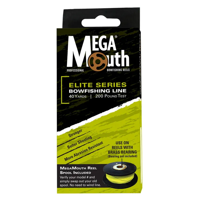 Elite Line Spool 40yds 200 Lb Test by Megamouth