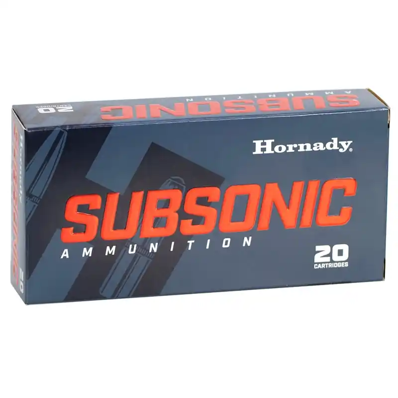 Hornady Subsonic 1,075 fps 45-70 Government 410 Grain Sub X Flex Tip Expanding Rifle Ammunition