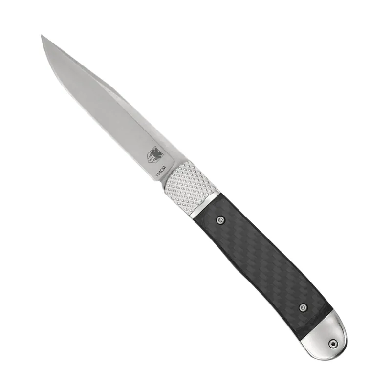 Trapper Hidden Release Carbon Fiber Folding Knife by Cobra Tec