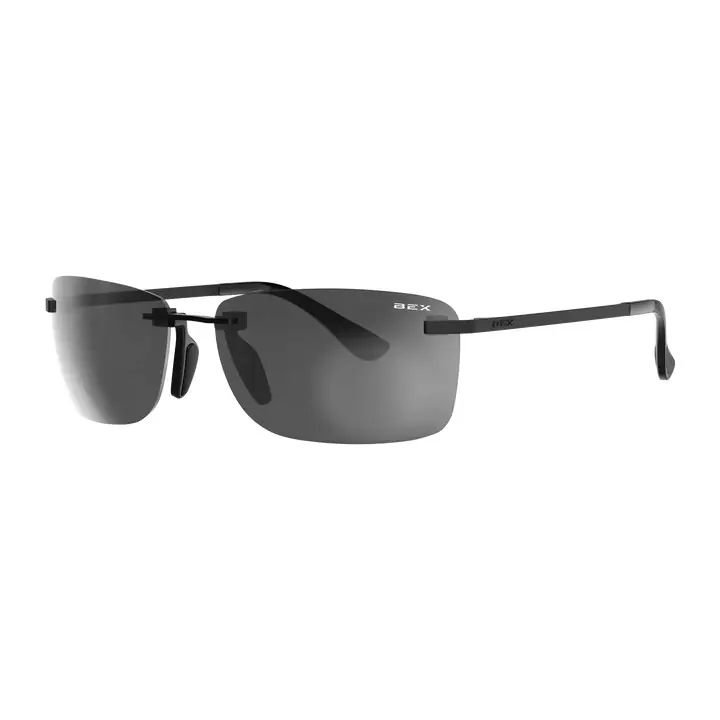 Legolas OTG Sunglasses with Matte Black Frames & Gray and Silver Lenses by Bex