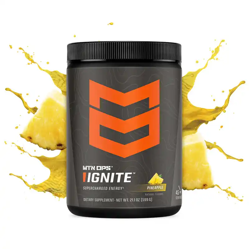 Ignite in Pineapple 45 Scoops Tub by MTN Ops