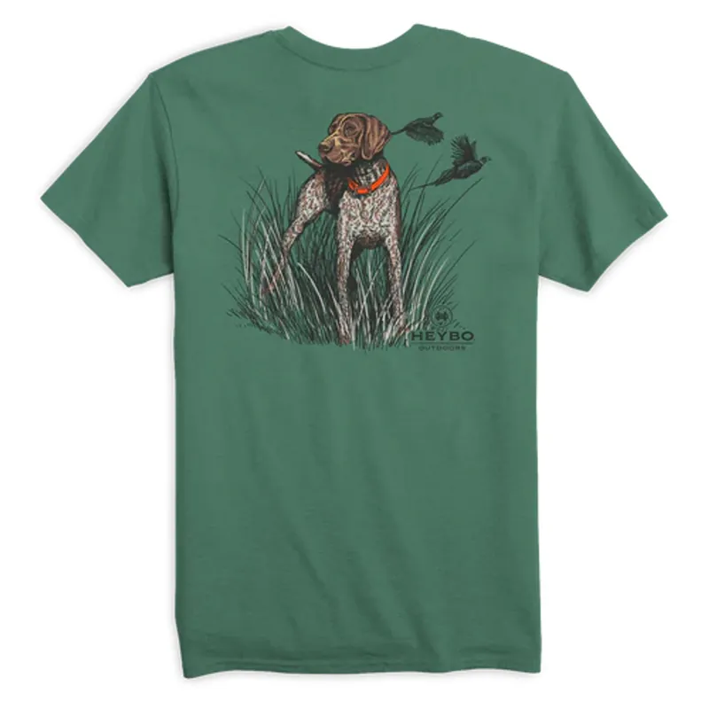 Pointer In Field Short Sleeve Tee by Heybo