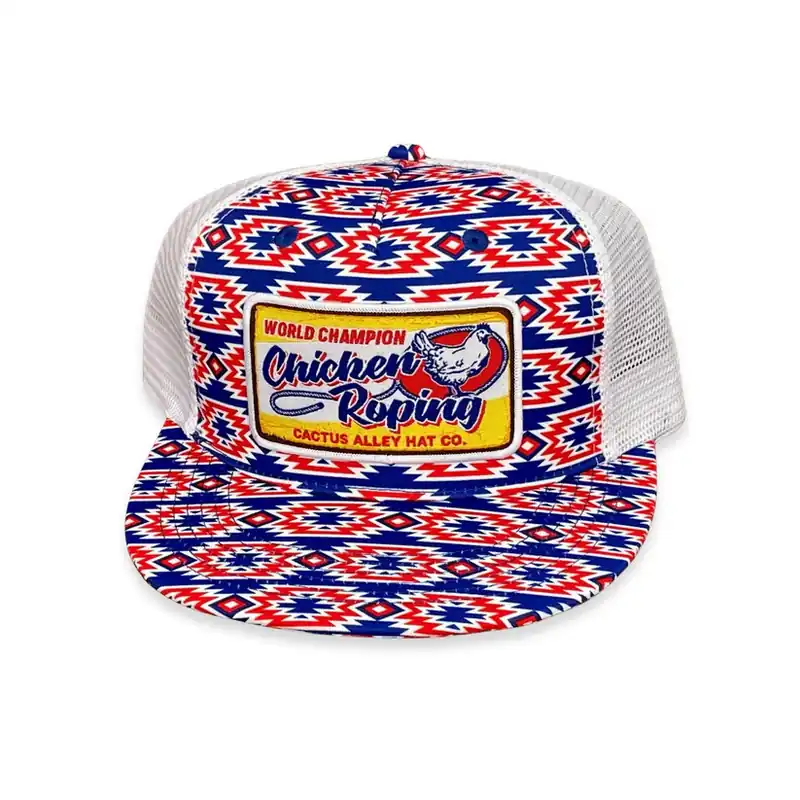 Chicken Roping Cap in ‘Merica Aztec by Cactus Alley