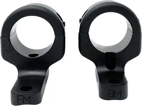Game Reaper 2 Scope Mount Medium Height in Matte Black for 1 Inch Tube fits Howa1500/Mossberg/Remington 700 by DNZ