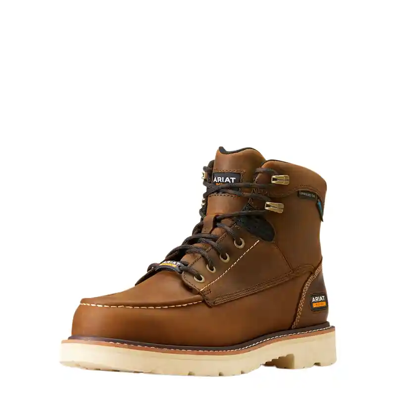 Men‘s Leather Rebar Lift Waterproof Composite Toe Work Boots by Ariat