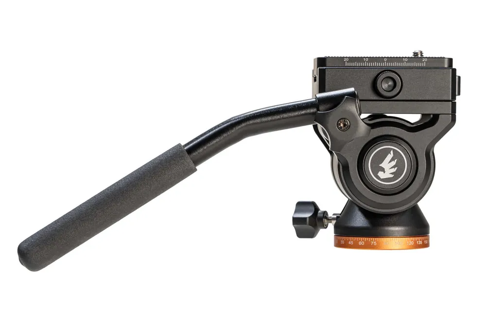 FH1L Fluid Tripod Head with Lever Clamp by Gunwerks