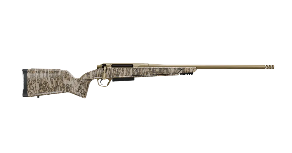 Christensen Evoke 6.5 PRC Bolt Action Rifle in Mossy Oak Bottomland Finish