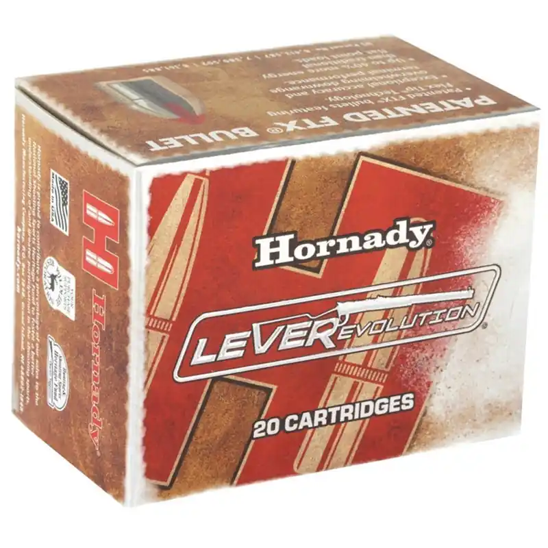 Hornady LEVERevolution 1,410 fps 44 Magnum 225 Grain Flex Tip Expanding Rimfire Ammunition