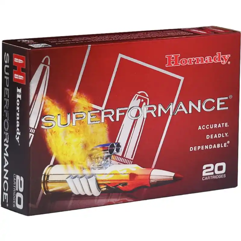 Hornady Superformance 2,940 fps 30-06 Springfield 165 Grain Gliding Metal Expanding Boat Tail Rifle Ammunition