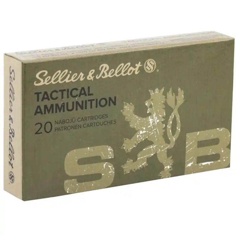 Sellier & Bellot 1,060 fps 300 AAC Blackout 200 Grain Subsonic Full Metal Jacket Rifle Ammunition