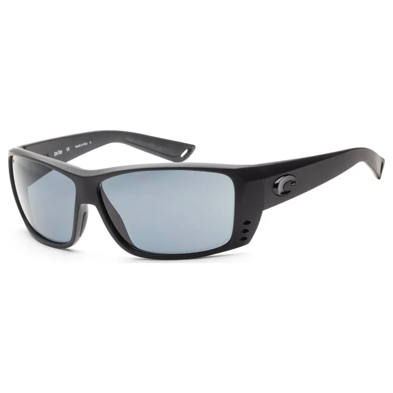 Cat Cay Sunglasses with BlackOut Frames with Gray 580P Lenses by Costa Del Mar