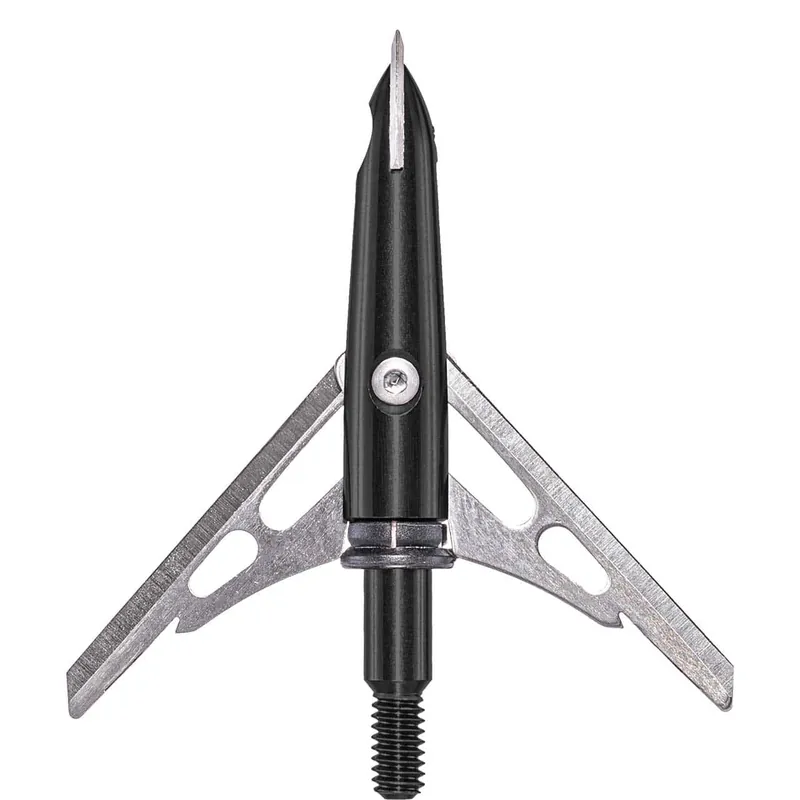 3 Pack 2 Inch Black Series Cut on Contact Broadheads by Rage