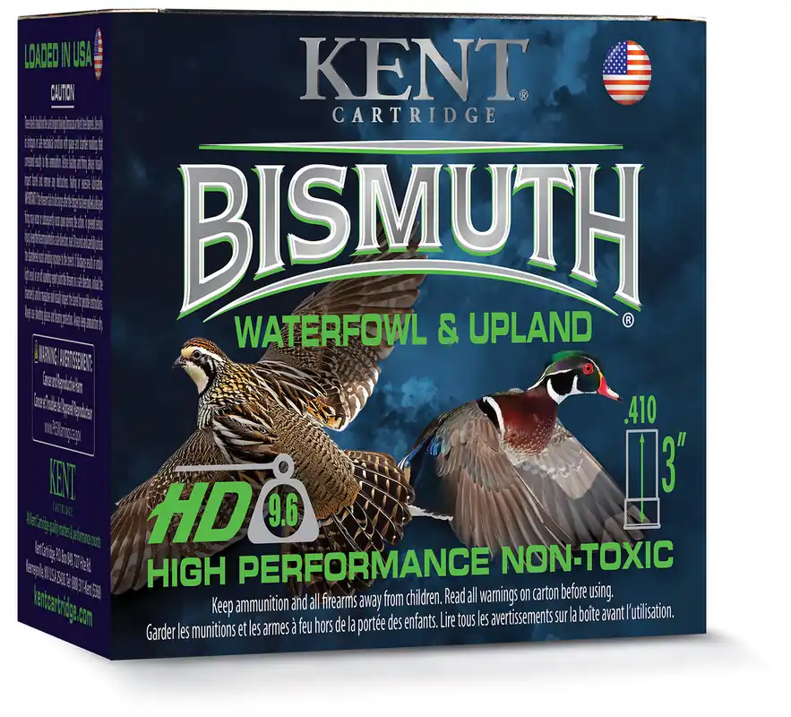 KENT WaterFowl & Upland 1,150 fps 410 Gauge 3" 9/16 oz. 4 Bismuth Shot Shotgun Ammunition