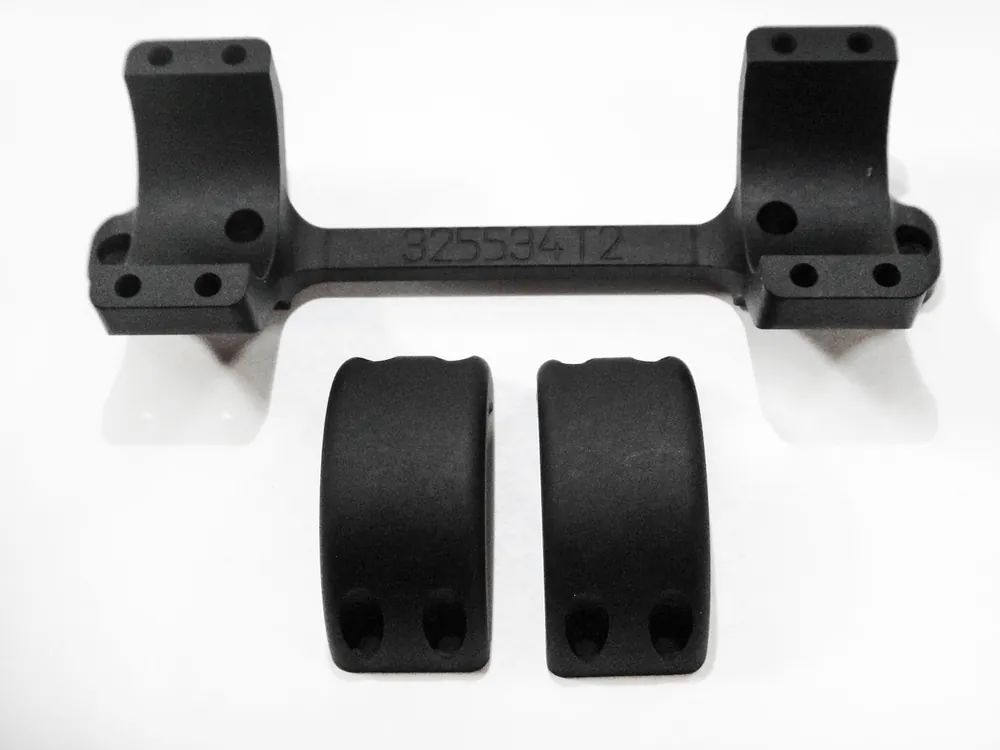 Game Reaper 1 Piece Scope Mount Base in Medium Height with 1 Inch Tube Size for Tikka T-3 by DNZ