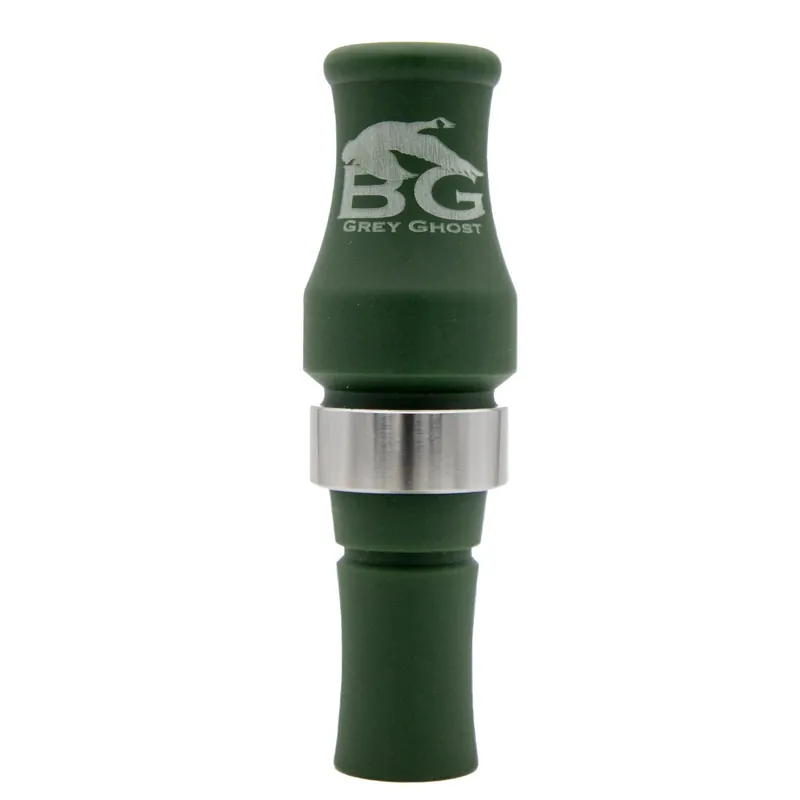 Matte Mallard Green Acrylic Grey Ghost Goose Call by Buck Gardner