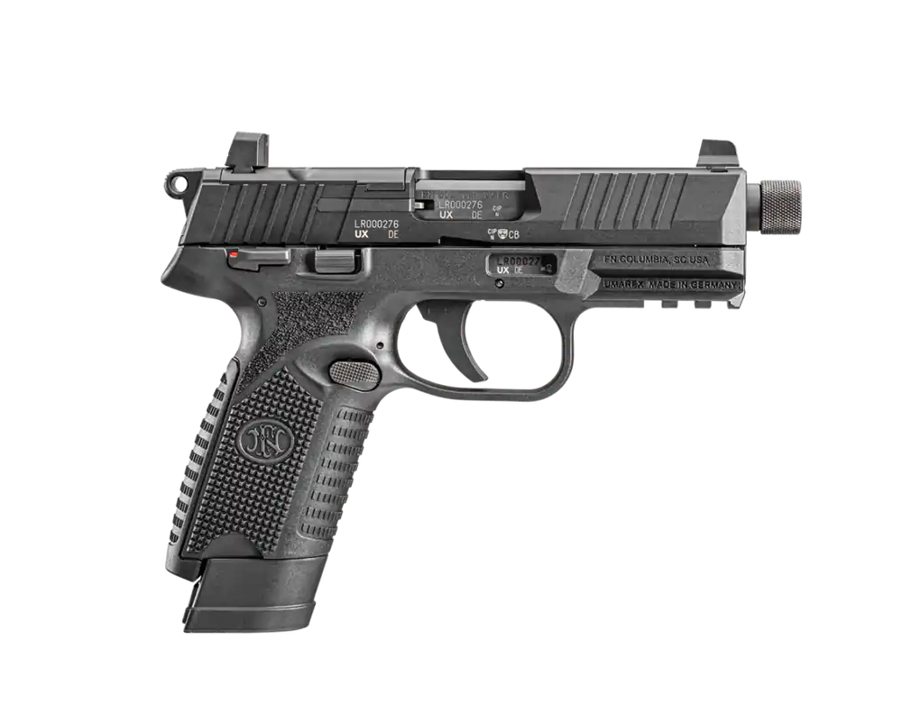 502T .22lr Pistol in Black with 2 10 Round Magazines by FN