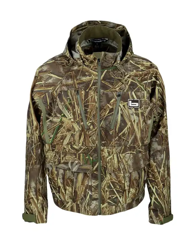 Men‘s Black Label Elite Rain Wader Long Sleeve Shell Jacket by Banded