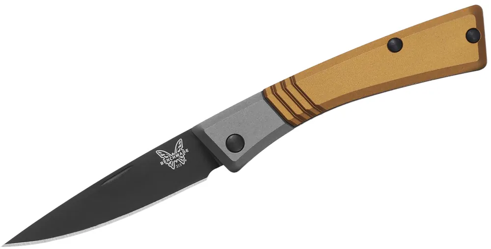 Successor Slipjoint Burnt Brass Aluminum Folding Knife by Benchmade
