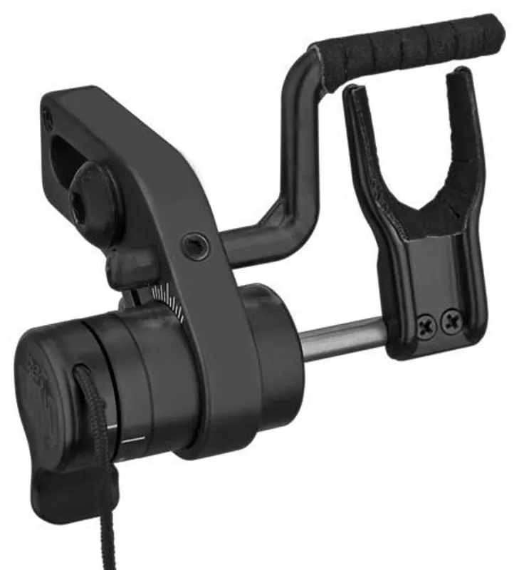 Black Ultra Rest Hunter Left Handed Arrow Rest by Quality Archery Designs