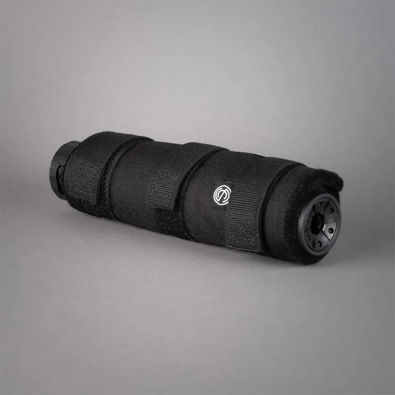7.5 Inch Black High Temp Suppressor Cover by SIlencerCo