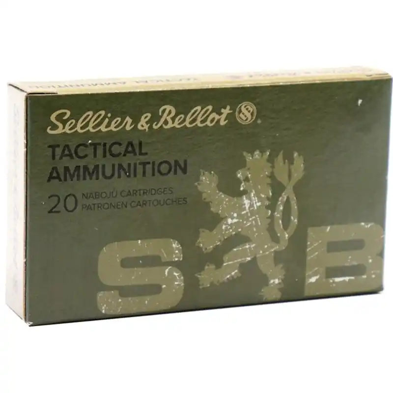 Sellier & Bellot Tactical 3,301 fps 5.56x45mm NATO M193 55 Grain Full Metal Jacket Rifle Ammunition
