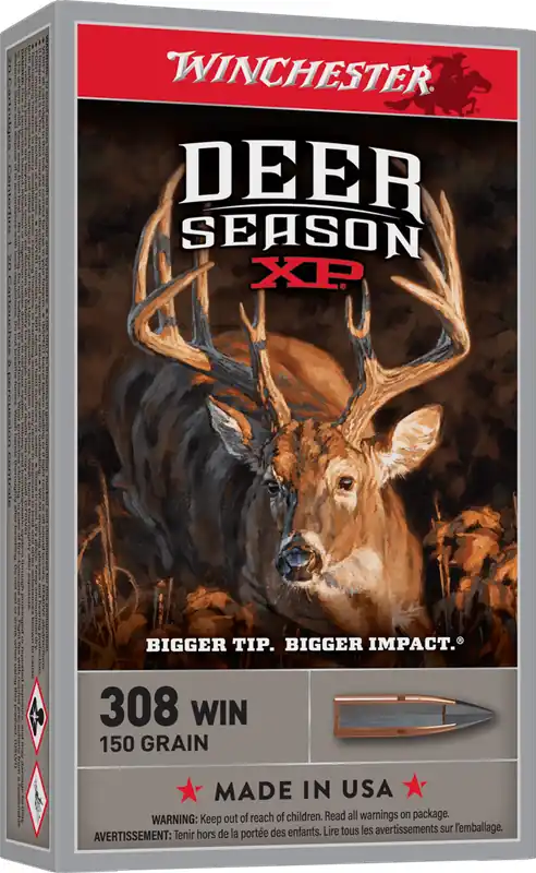 Winchester Deer Season XP 2,820 fps 308 Winchester 150 Grain Centerfire Rifle Ammunition
