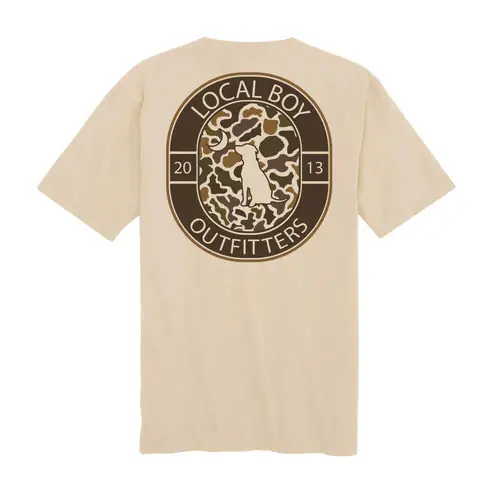 Youth local Boy Outfitters Vintage Crest Short Sleeve Tee Shirt by Local Boy Outfitters