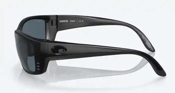 Fisch Sunglasses with Blackout Frames and 580P Gray Lenses by Costa Del Mar