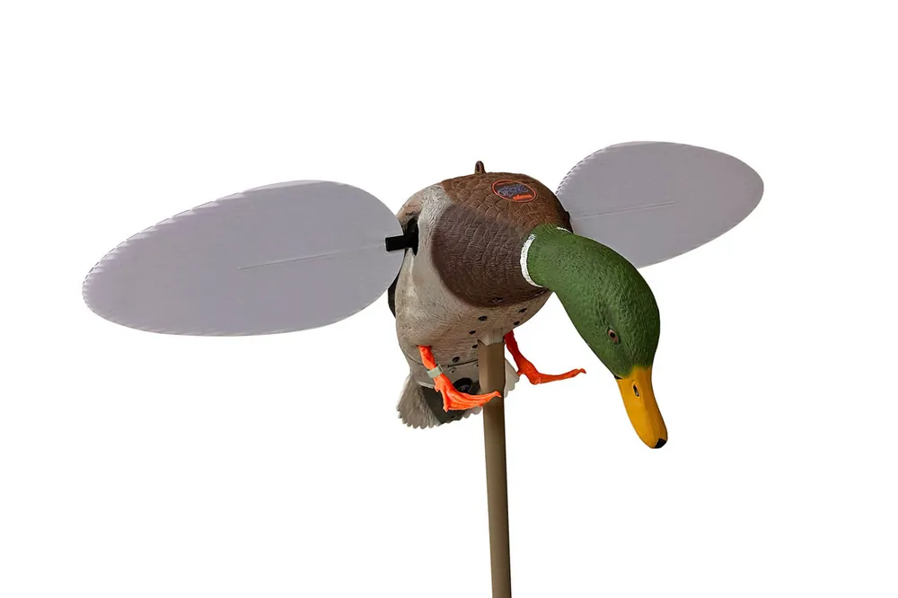 25th Anniversary Silver Mallard Drake Duck Motion Decoy by Mojo Outdoors