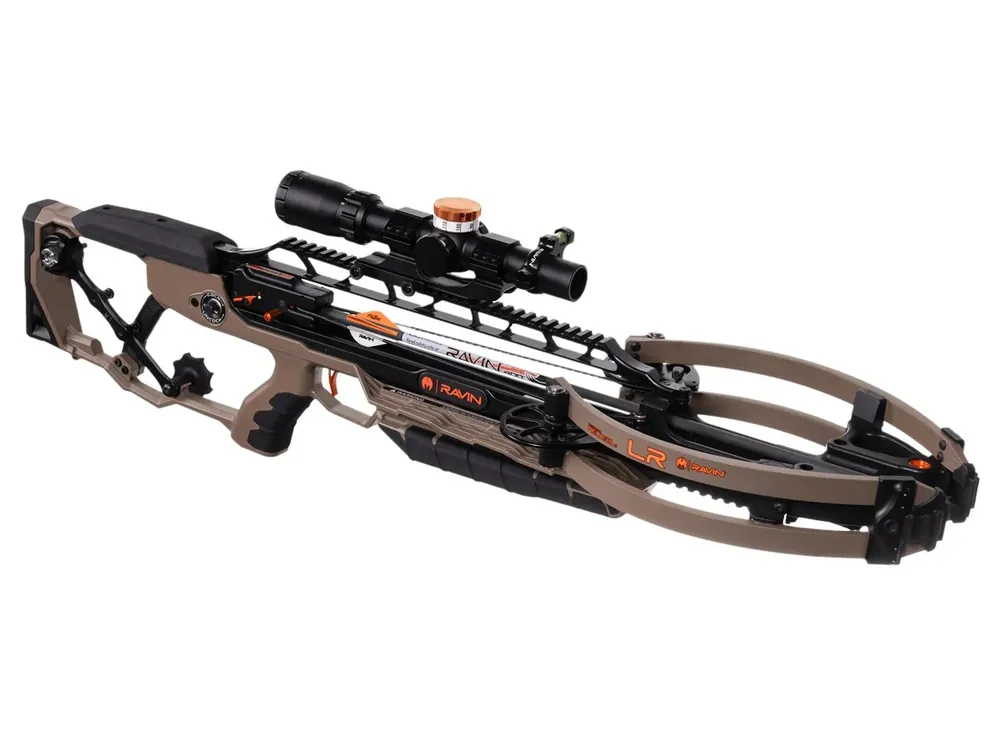 Long Range Crossbow with Adjustable Turret Scope by Ravin