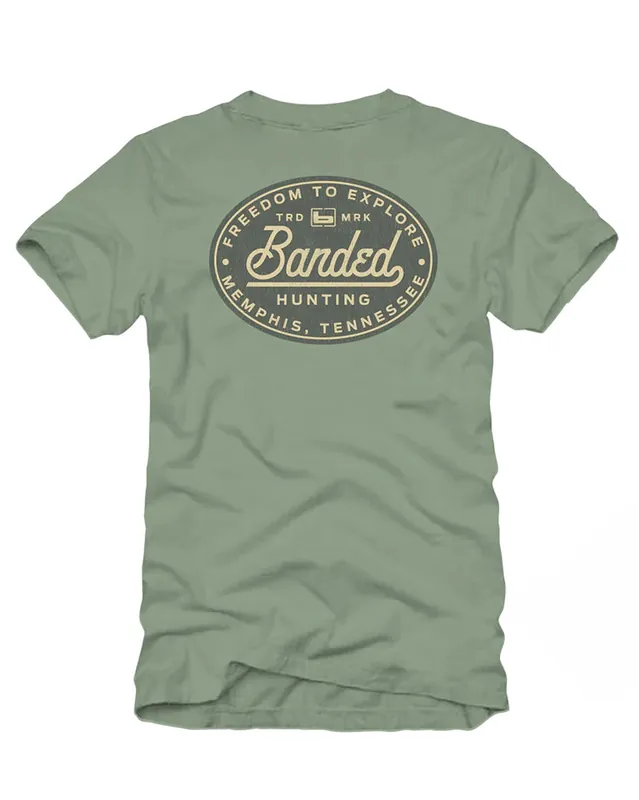 Men‘s Banded Seal Graphic Short Sleeve Tee Shirt by Banded