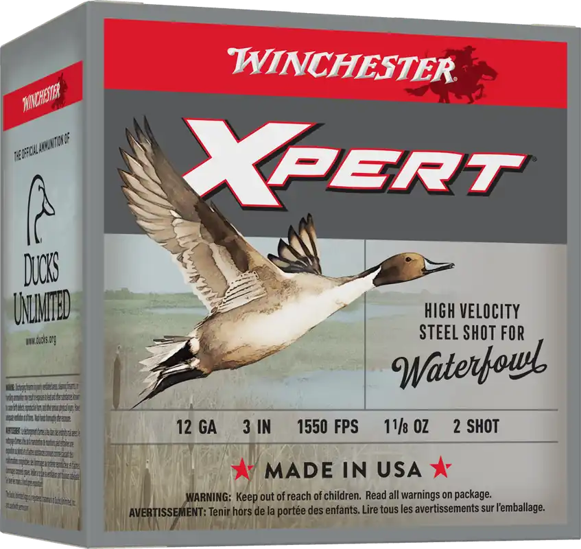 Winchester 1550fps 12 Gauge 3" 1-1/8oz 2 Xpert Steel Shotgun Ammunition